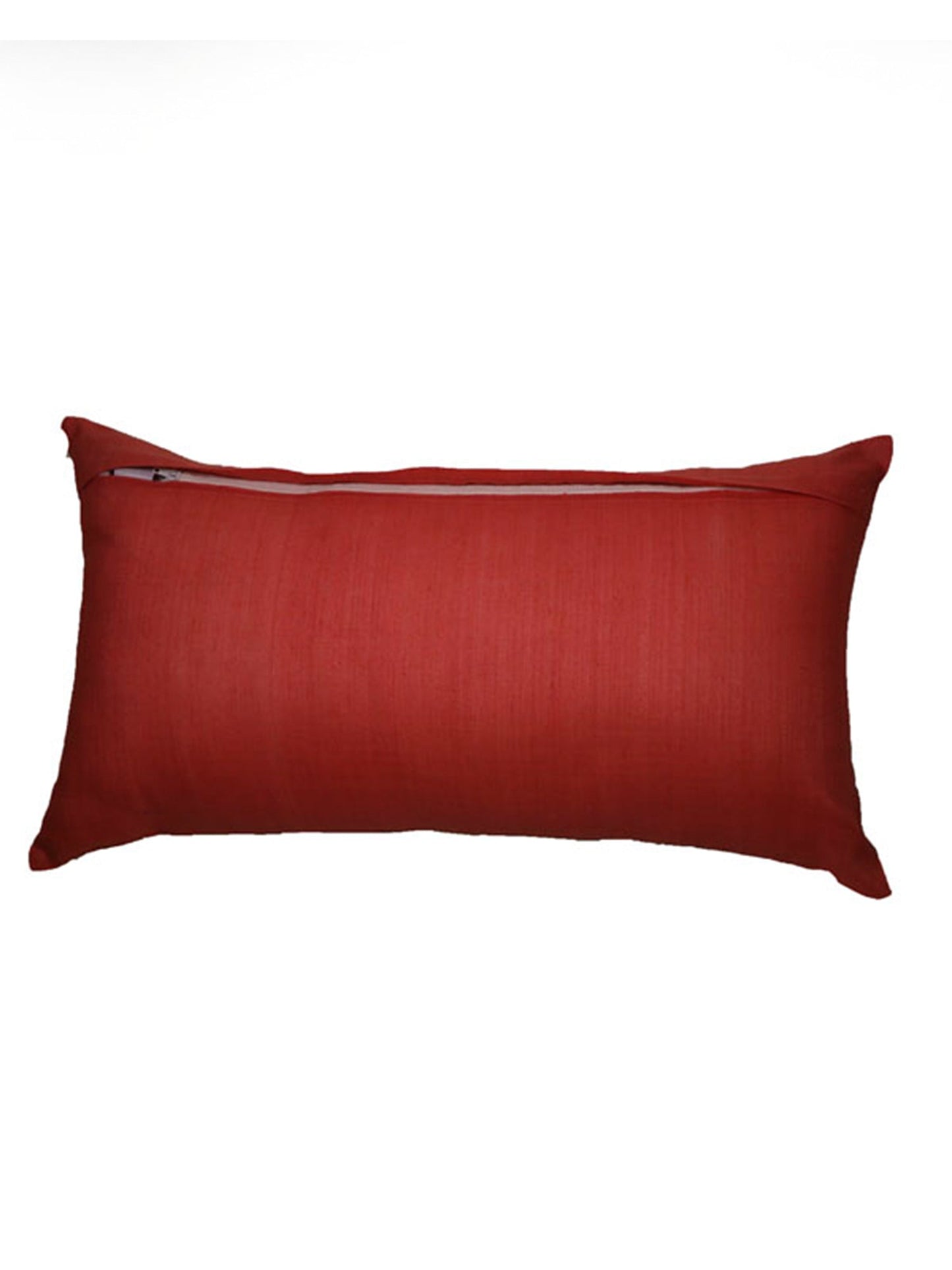 Cushion Cover 100% Linen Silk Green - 12" X 22"