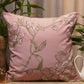 Co-ordinated Cushion Cover Set Of 5 Embroidered, Pintuck Cotton Blend Multi Color - 20" X 20", 16"X 16", 12" X 22"