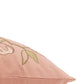 Cushion Cover Polycanvas Embroidered Floral Pink - 20" X 20"