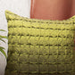 Technique Cushion Cover 100% Polyester Box Pleated Silver - 16" X 16"