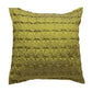 Cushion Cover Set of 3 100% Polyester Yellow And Green - "16 X 16"
