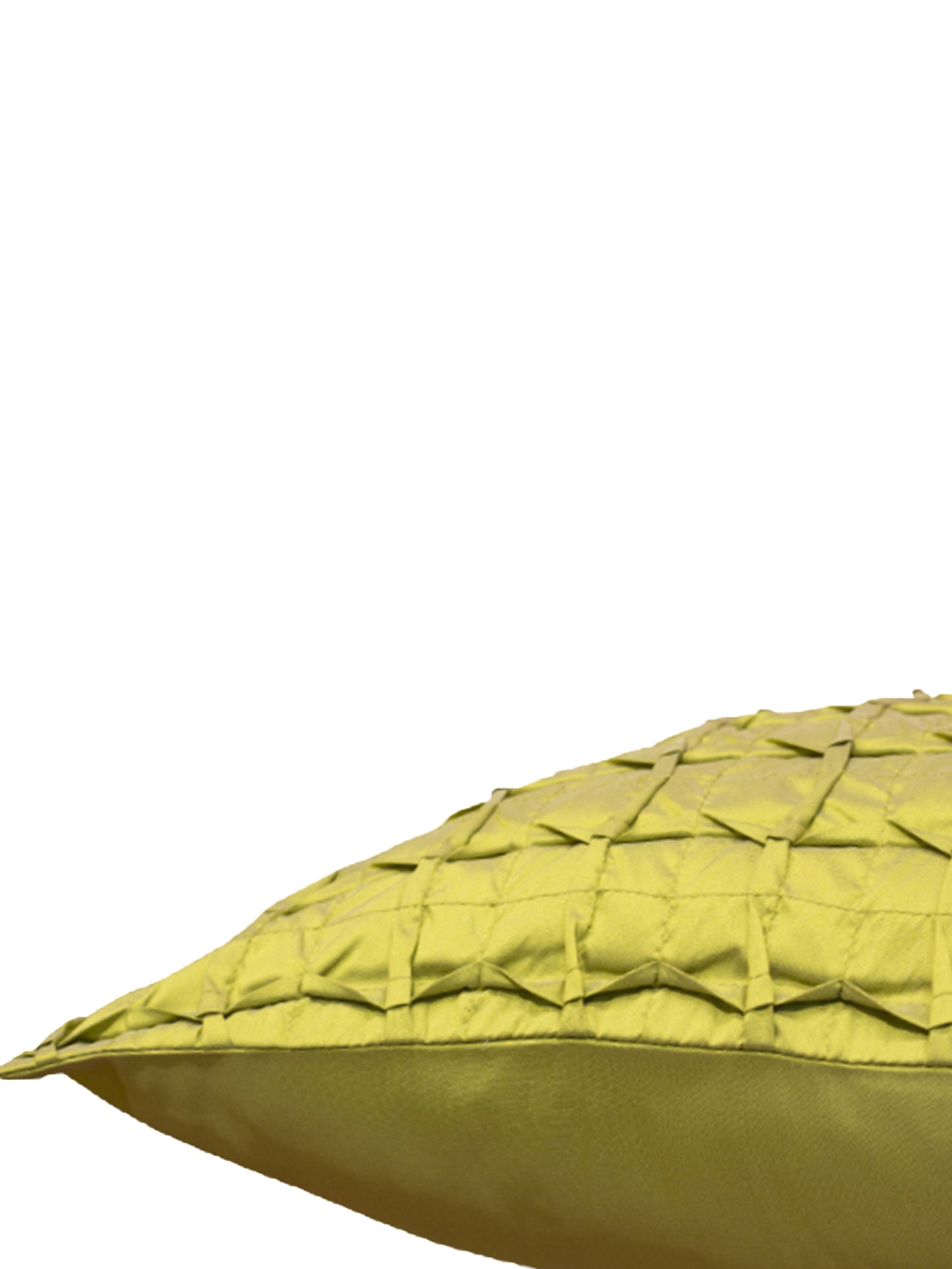 Cushion Cover Set of 3 100% Polyester Yellow And Green - "16 X 16"