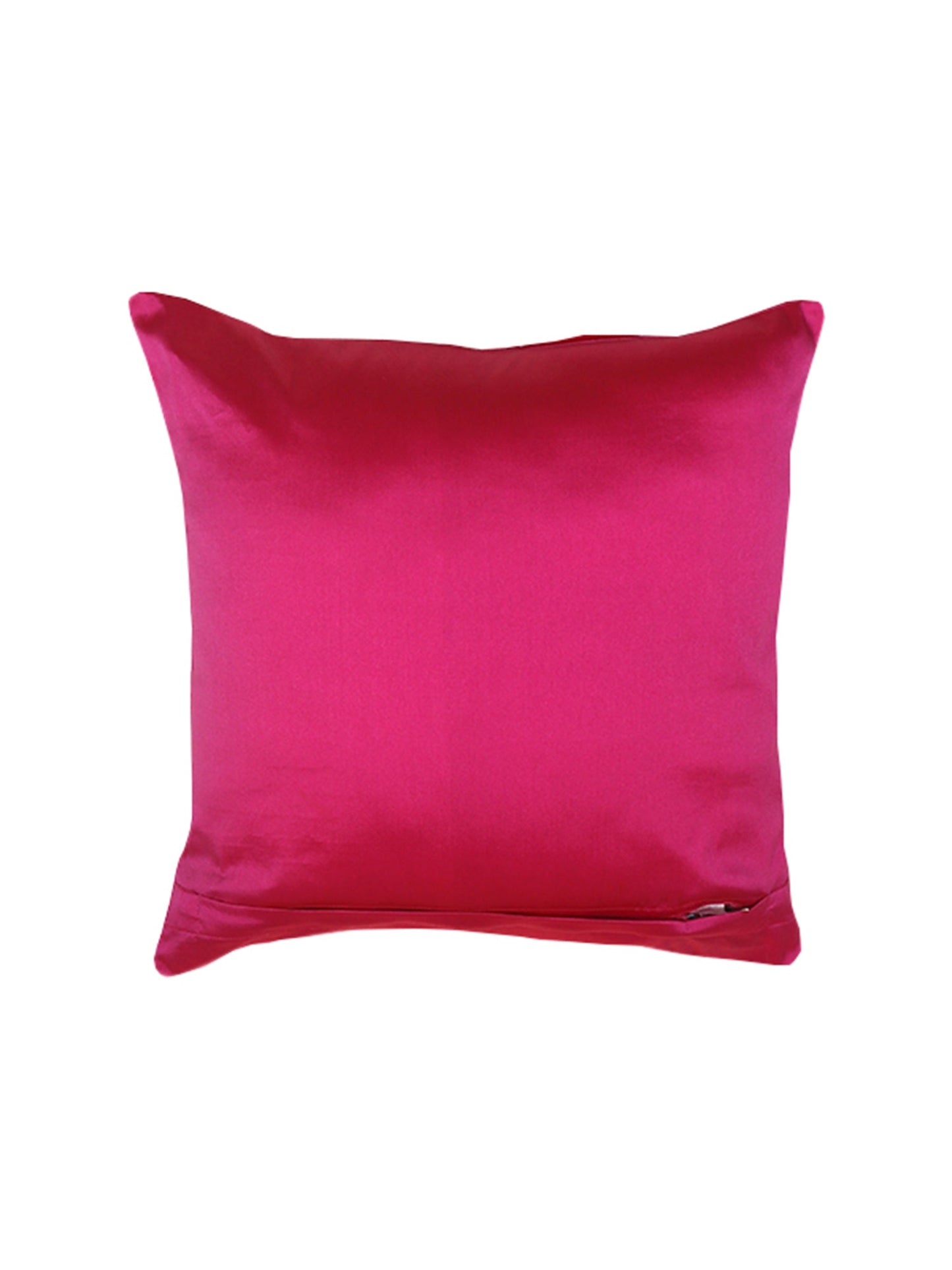 Technique Cushion Cover 100% Polyester Shell Pleated  Pink - 16" X 16"