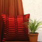 Technique Cushion Cover 100% Polyester Shell Pleated  Pink - 16" X 16"