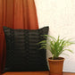 Technique Cushion Cover 100% Polyester Shell Pleated  Pink - 16" X 16"