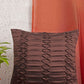 Technique Cushion Cover 100% Polyester Shell Pleated  Pink - 16" X 16"