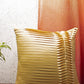 Technique Cushion Cover 100% Polyester One-Side Pleated Rose Pink - 16" X 16"