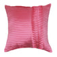 Technique Cushion Cover 100% Polyester One-Side Pleated Rose Pink - 16" X 16"