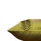 Technique Cushion Cover 100% Polyester One-Side Pleated Green - 16" X 16"