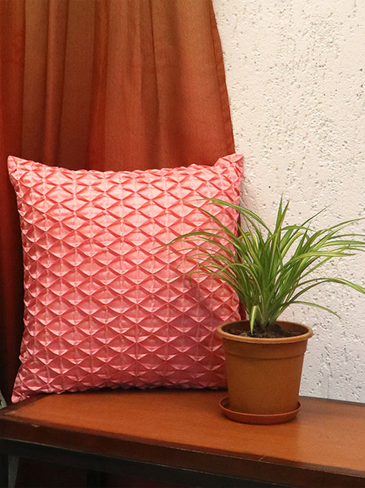 Technique Cushion Cover Set of 3 100% Polyester Pink - 16" X 16"