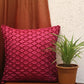 Technique Cushion Cover Set of 3 100% Polyester Shell And Center Pleated - 16" x 16"