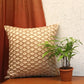Technique Cushion Cover 100% Polyester Shell Pleated  Cream - 16" X 16"