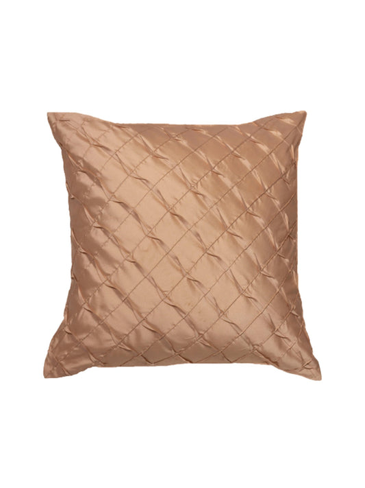 Technique Cushion Cover 100% Polyester Box Pleated Cream - 16" X 16"