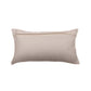 Cushion Cover Cotton Blend  Beige Off White - 12" X 22"