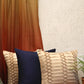 Cushion Cover Set of 3 100% Polyester Shell And Center Pleated Multi - 16" x 16"