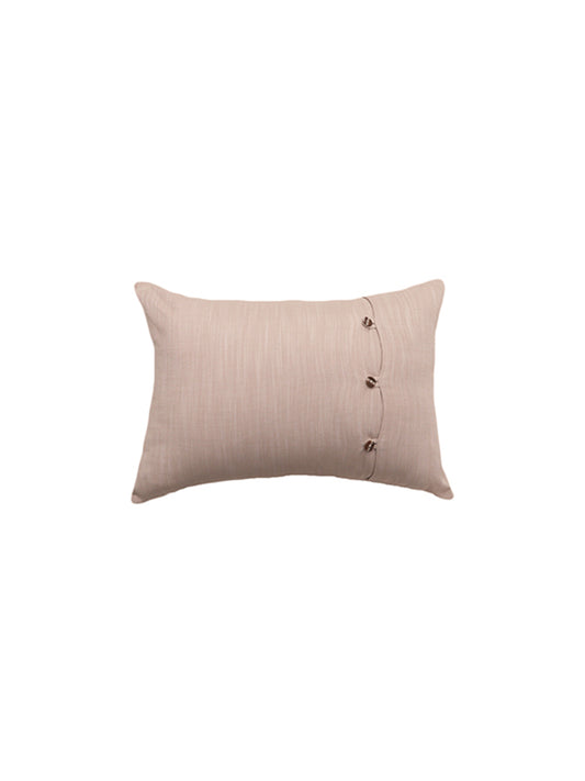 Cushion Cover Solid Cotton Offwhite 14"X19"
