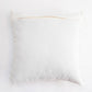 Embroidered Cushion Cover Cotton Blend  White - 16" X 16"