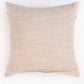 Embroidered Cushion Cover Polyester Blend Beige Beige - 16" X 16"