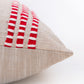 Embroidered Cushion Cover Polyester Blend Beige Beige - 16" X 16"