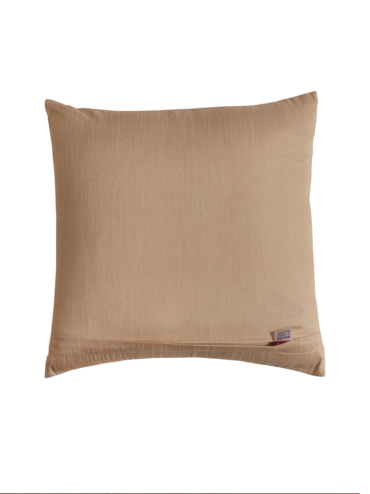 Cushion Cover Polyester Blend Concentric Embroidery Cream - 16" x 16"