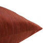 Embroidered Cushion Cover Polyester Blend  Rust - 16" X 16"