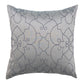 Embroidered Cushion Cover Polyester Blend Digital Printed Grey - 16" X 16"