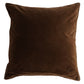Embroidered Cushion Cover Cotton Blend & Polyester Blend Brown 0 - 16" X 16"