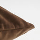 Embroidered Cushion Cover Cotton Blend & Polyester Blend Brown 0 - 16" X 16"