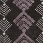 Embroidered Cushion Cover Cotton Blend & Polyester Blend Brown 0 - 16" X 16"