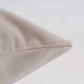 Embroidered Cushion Cover Velvet  Off White - 16" X 16"