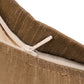 Cushion Cover Solid 100% Polyester FlangeBrown 16"X16"