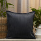 Cushion Cover Solid Polyester Blend Flange Gold 16"X16"