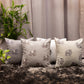 Co-ordinated Cushion Cover Set Of 4 Cotton Blend Embroidered Multi Color -16" x 16"