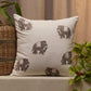 Co-ordinated Cushion Cover Set Of 4 Cotton Blend Embroidered Multi Color -16" x 16"