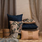Co-ordinated Cushion Cover Set Of 5 Cotton Blend, Polycanvas, Polyester Multi - 20" X 20", 16" X 16", 12" X 22"