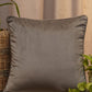 Cushion Cover Velvet  Grey - 12" X 12"