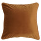 Cushion Cover Velvet  Golden Brown - 12" X 12"