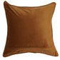Cushion Cover Velvet  Golden Brown - 12" X 12"