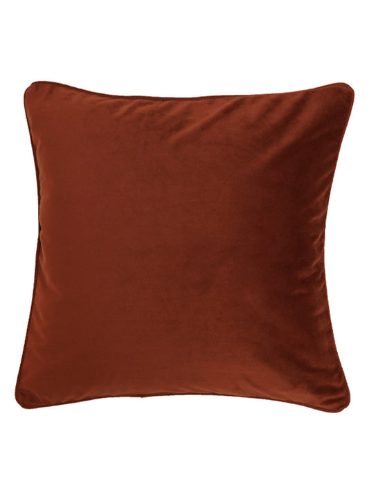 Cushion Cover Velvet Solid Rust - 20" X 20"