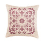 Embroidered Cushion Cover Cotton Off White - 16"x16"