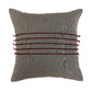 Co-ordinated Cushion Cover Set Of 6 Cotton Blend Embroidered Multi Color -16" x 16"
