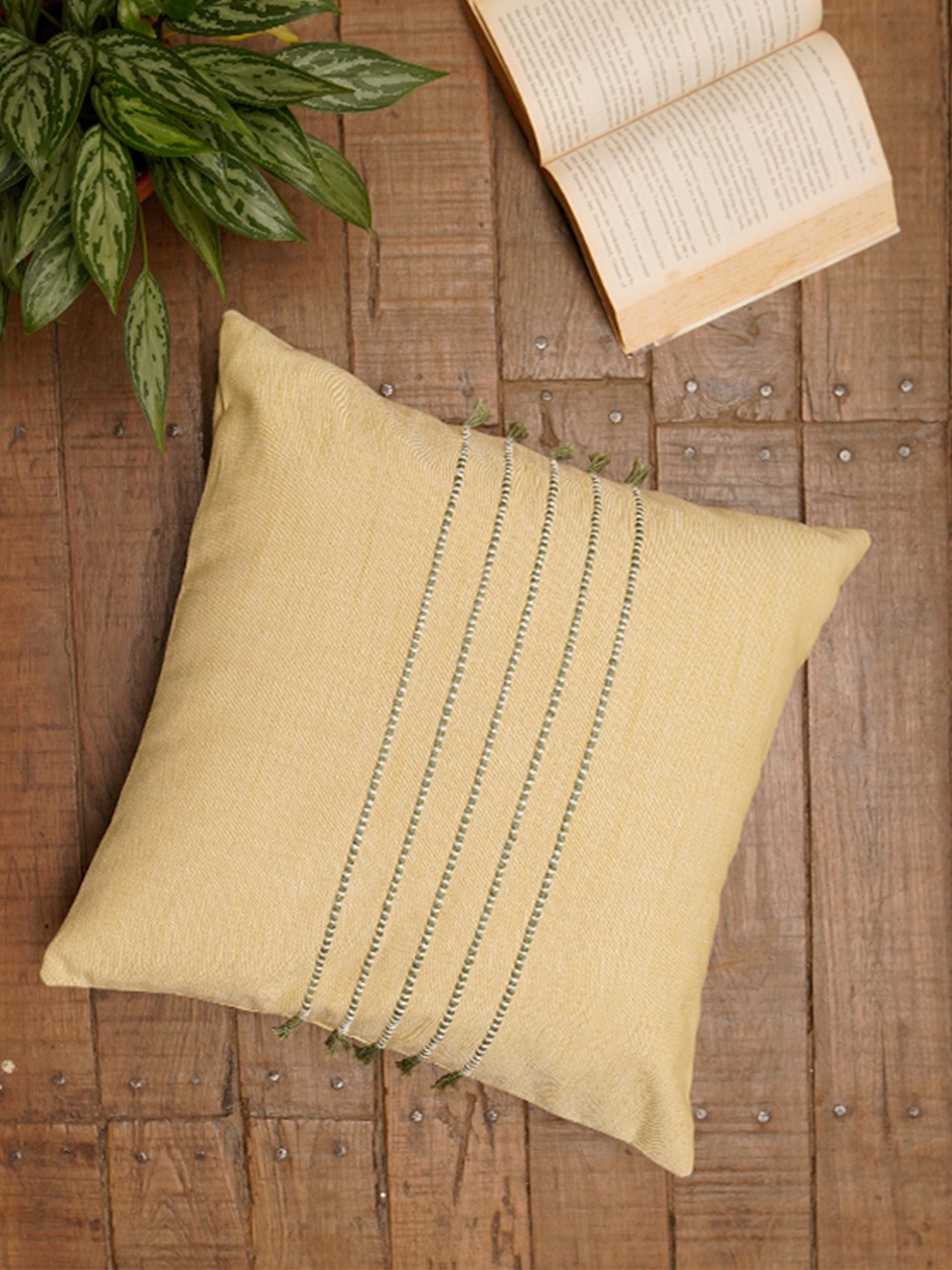 Hand embroidered Cushion cover