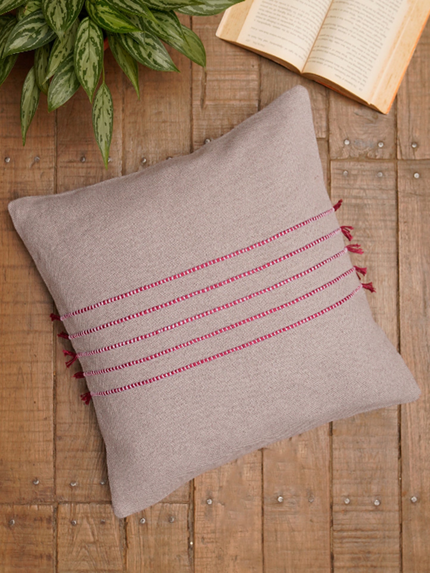 Hand embroidered Cushion cover