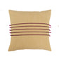 Embroidered Cushion Cover Polyester Blend Yellow - 16"x16"