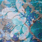 Cushion Cover 100% Polyster Floral Embroidered Teal - 16" X 16"
