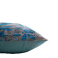 Cushion Cover 100% Polyster Floral Embroidered Teal - 16" X 16"
