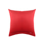 Printed Cushion Cover with Silver Zari Highlights Cotton Blend Rust - 16" x 16"