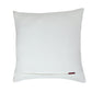 Embroidery Chawal taka Cushion Cover with Lines Cotton Blend White - 16" x 16"