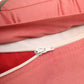 Embroidered Cushion Cover Polyester Blend Light Pink - 12" x 22"