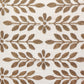 Hand Embroidered Cushion Cover Floral Beige - 16" x 16"